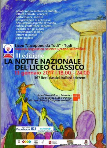 Notte nazionale del liceo: lo “Jacopone” di Todi c’è Notte nazionale del liceo: lo “Jacopone” di Todi c’è