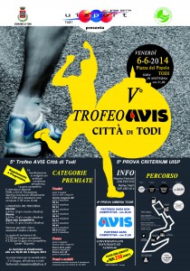 locandina podistica Todi]