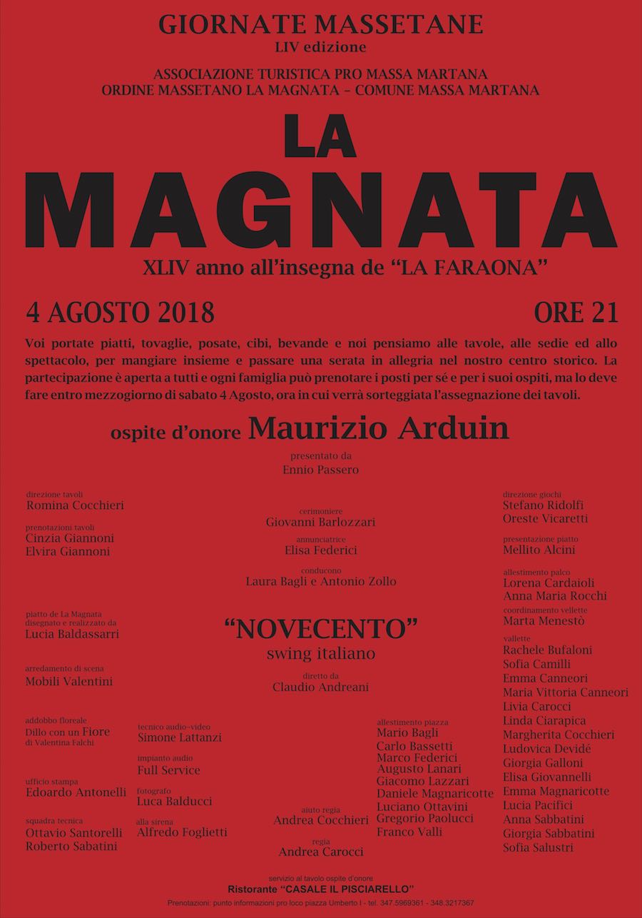 La magnata 2018 manifesto