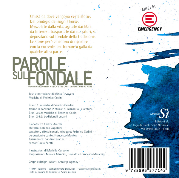 parole sul fondale