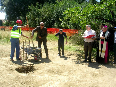 benedizione e avvio lavori veralli cortesi