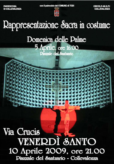 via crucis collevalenza todi