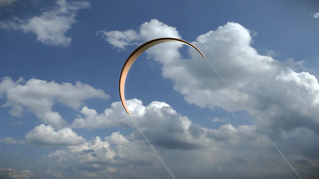 il kitegen in volo