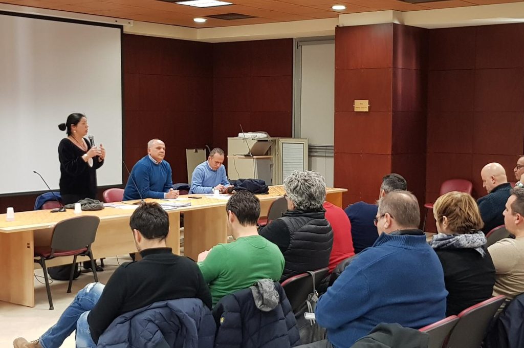 Assemblea sindacale Cgil Cisl Uil a Pantalla