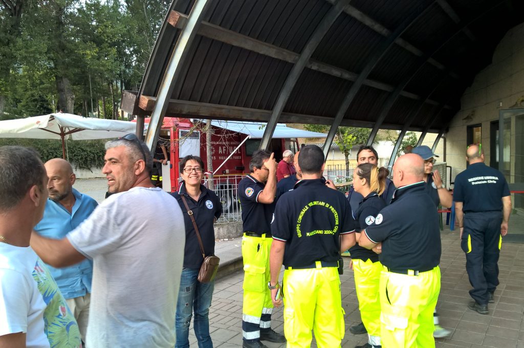 Consegna aiuti a Norcia 1