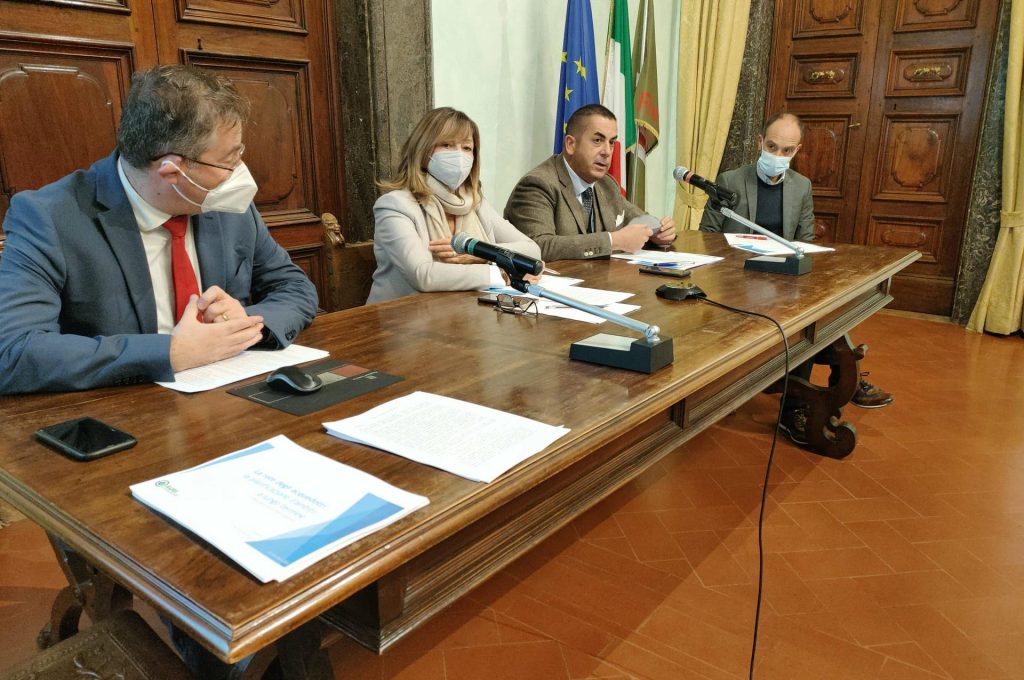 Da sinistra Rossi Tesei Ruggiano 1