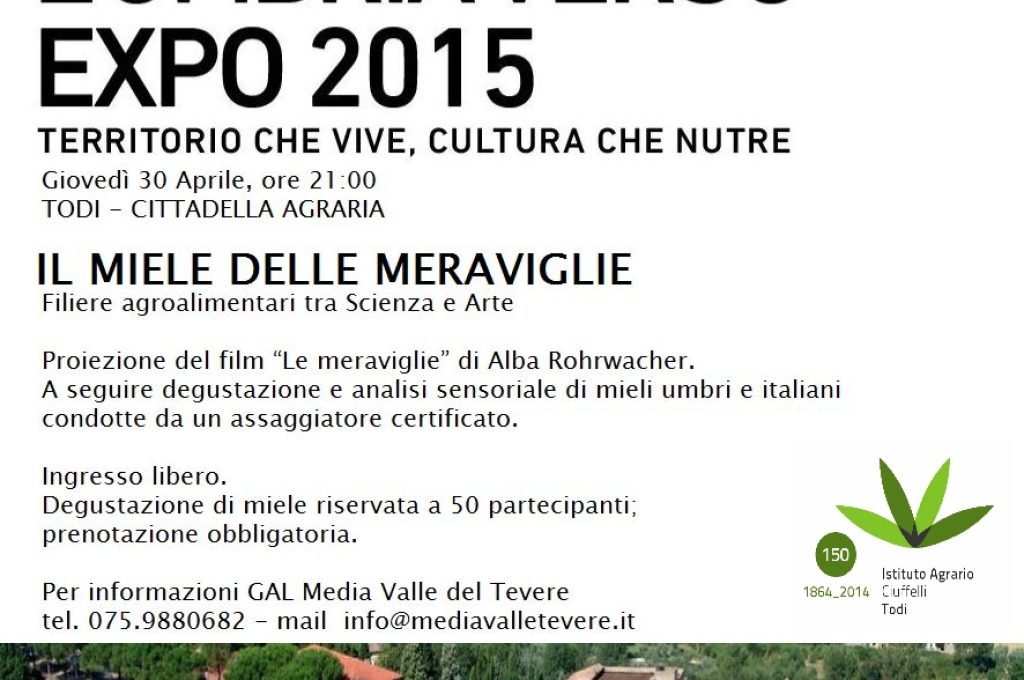 EXPO TODI miele e film le meraviglie
