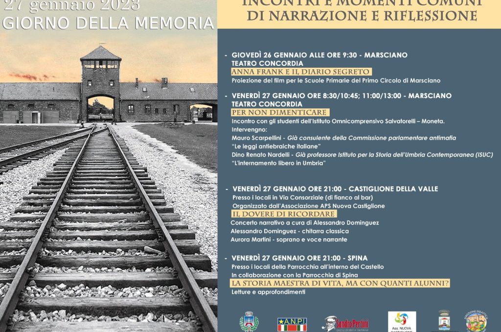 Giorno memoria 2023 Marsciano