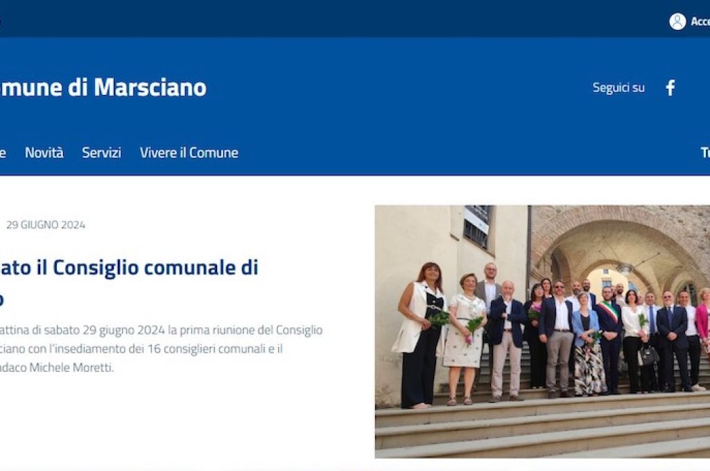 Home sito Comune