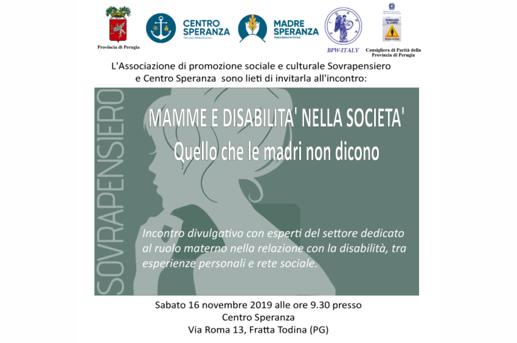 INCONTRO FRATTA TODINA MAMME E DISABILITA'