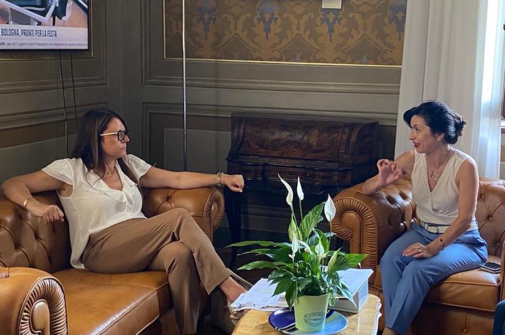 Incontro presidente Provincia Perugia Stefania Proietti con pres. Provincia Terni Laura Pernazza