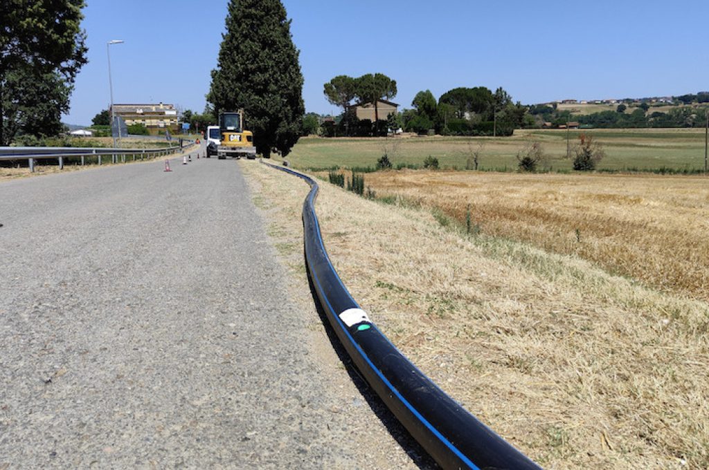 Lavori acquedotto Morcella