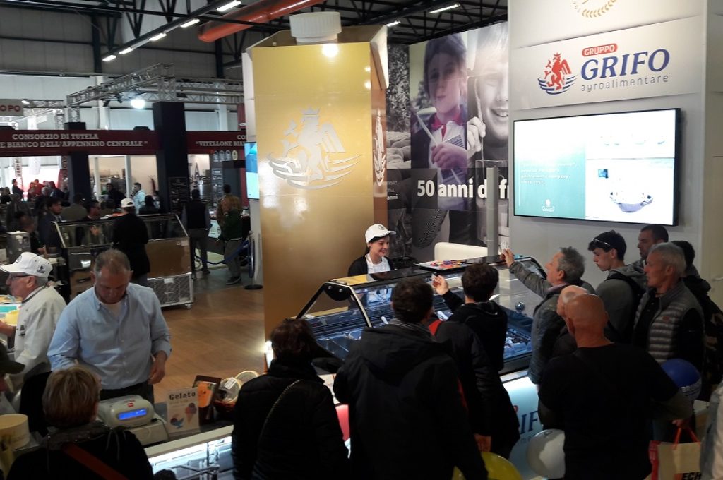 Lo stand del Gruppo Grifo Agroalimentare 1