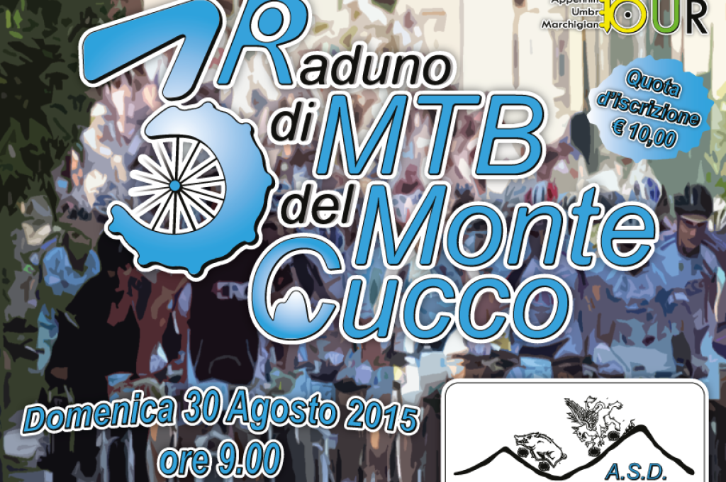 Locandina 3° Raduno di MTB del Monte Cucco