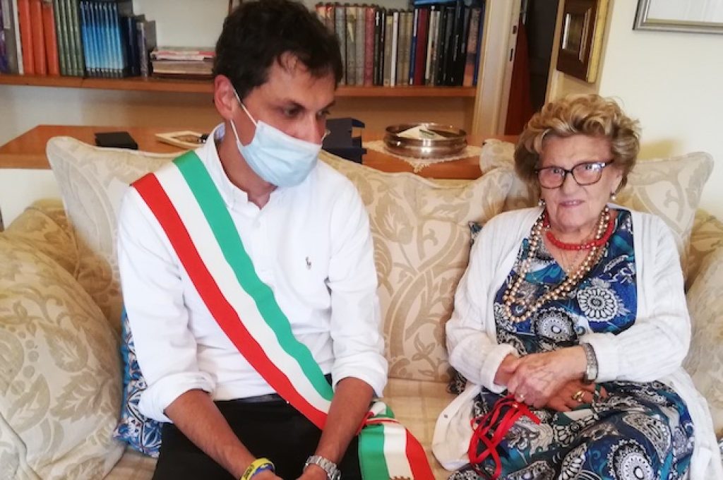 Nonna Faustina e sindaco Romizi