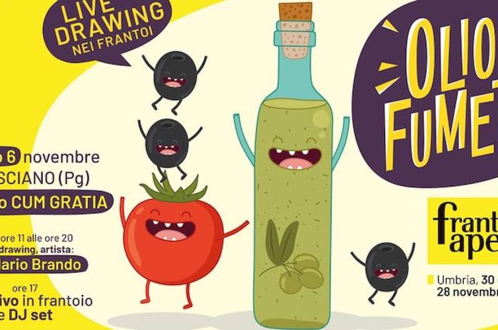 OLIO A FUMETTI 6 novembre 2021 Frantoio Cum Gratia