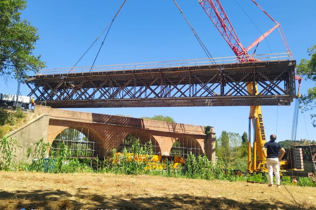 Ponte montemolino smontaggio