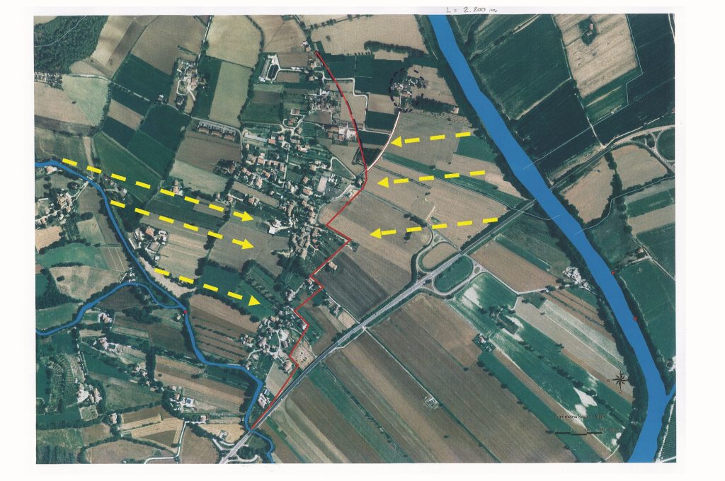 Todi pian di san Martino Situazione idraulica[1]