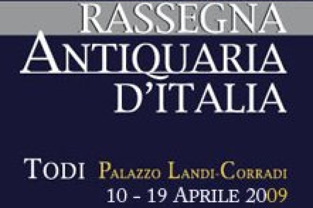 rassegna antiquaria d'Italia todi