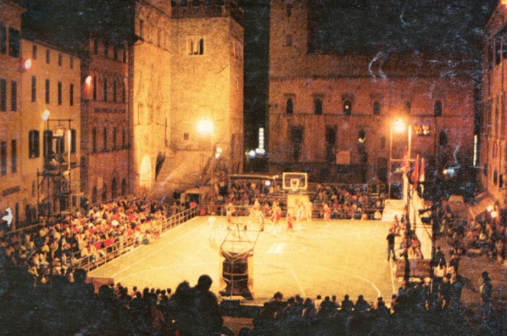 basket in piazza 1985