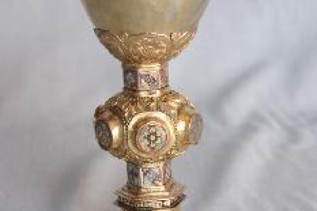 calice proveniente dall'Abbazia di Viepri ( Massa Martana) XIV sec.