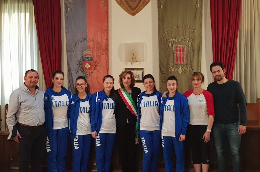 cheerleading incontro sindaco