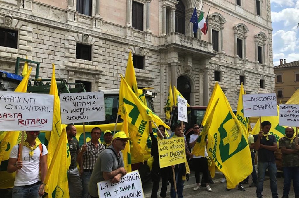 coldiretti protesta