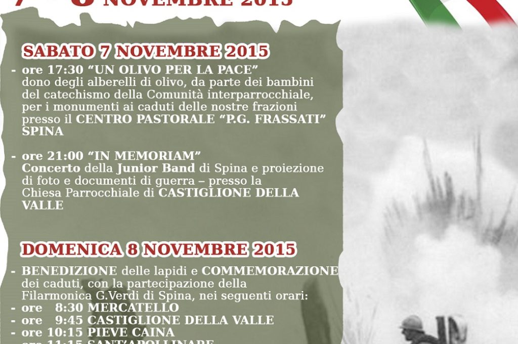 commemorazione caduti grande guerra