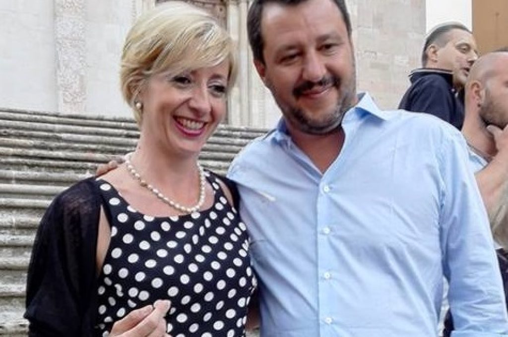 francesca mele con salvini