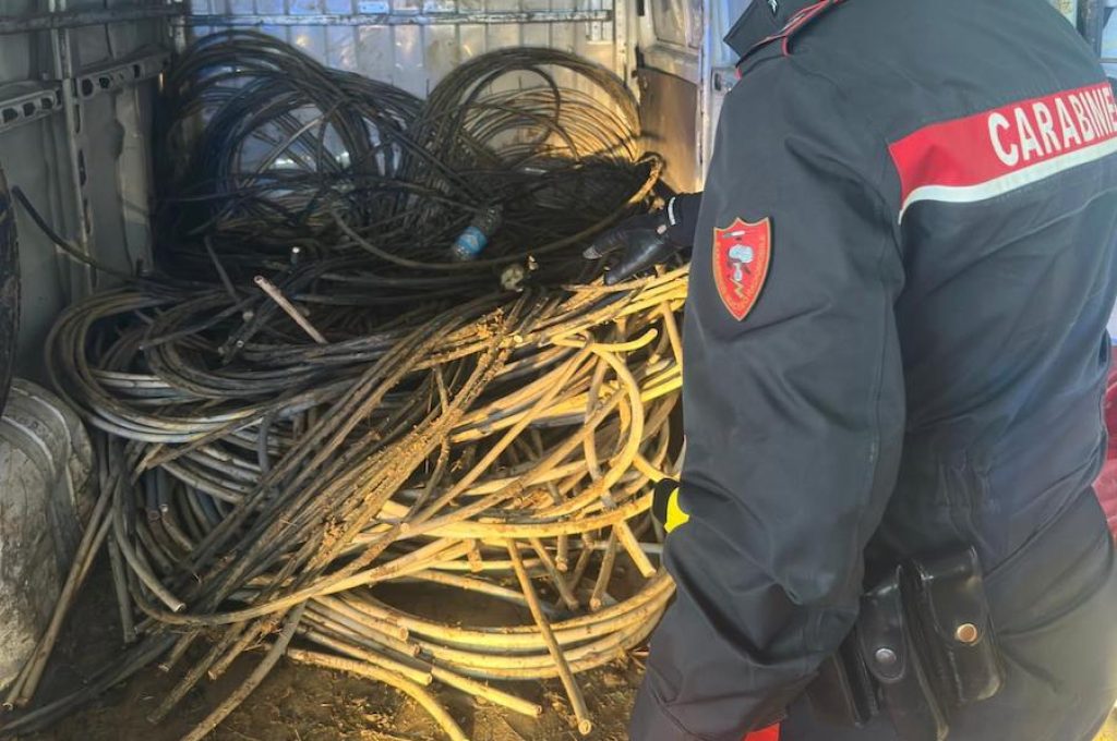 furto rame carabinieri
