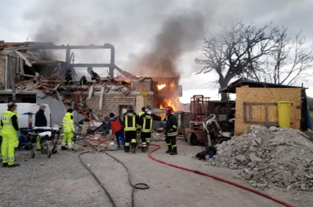 gubbio esplosione