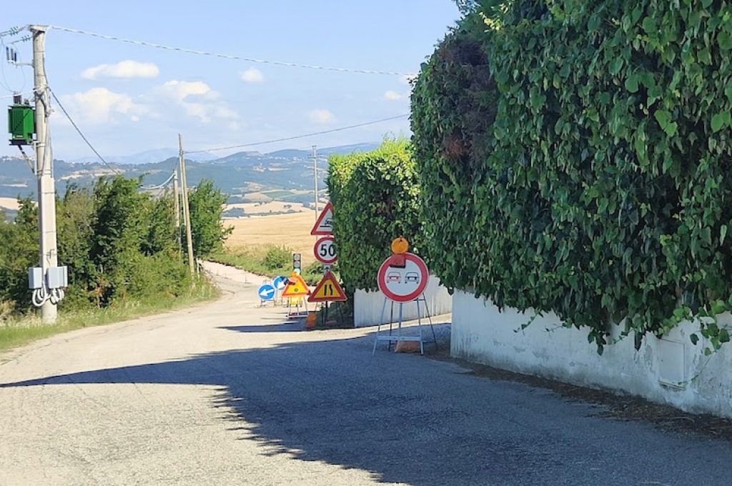 lavori strada Pisacane e Morolla