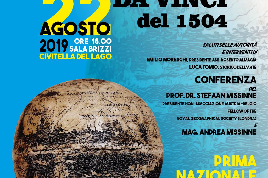 locandina Globo da Vinci 22.8.19