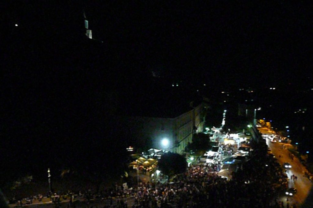 Fuochi d'artificio per la Festa della Consolazione