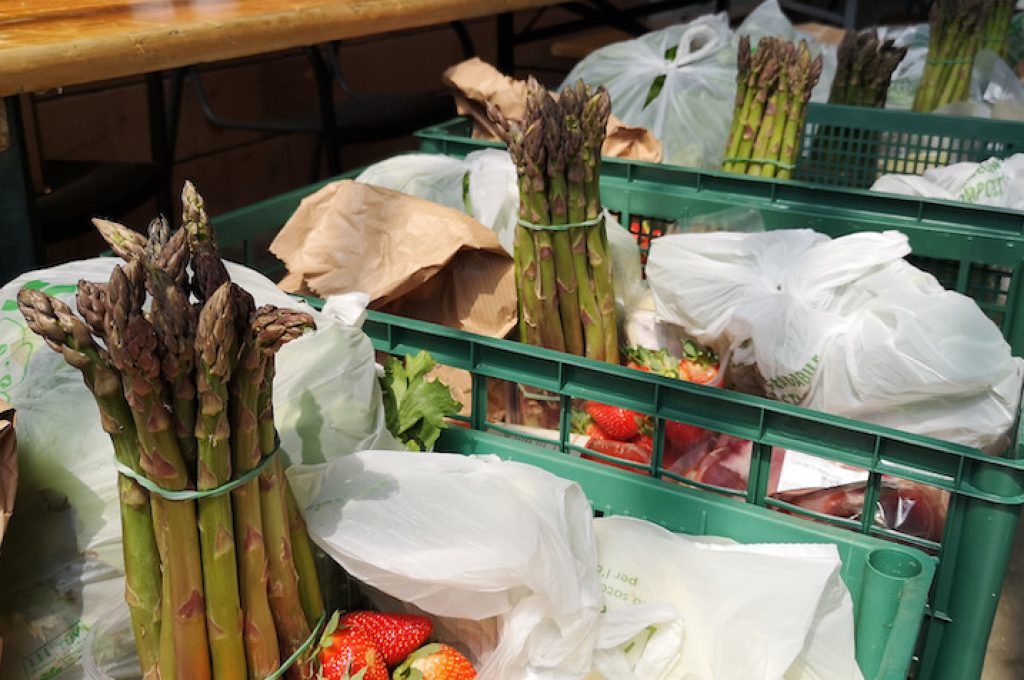 pacchi alimentari prodotti freschi