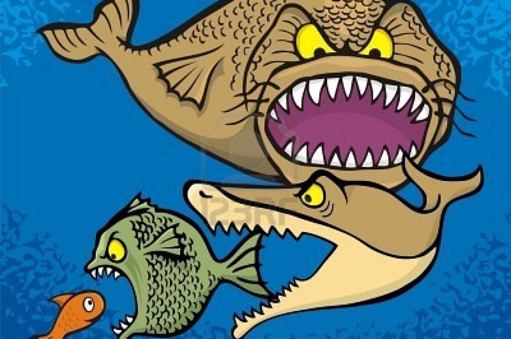 pesce-grande-mangia-piccolo-fumetto-illustrazione