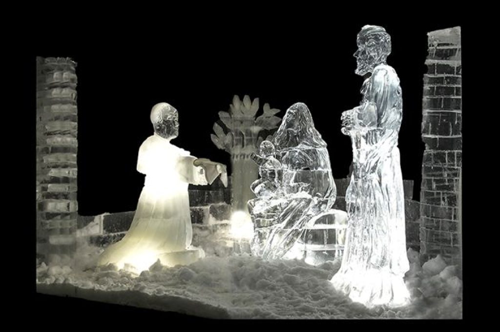 presepe ghiaccio 2013