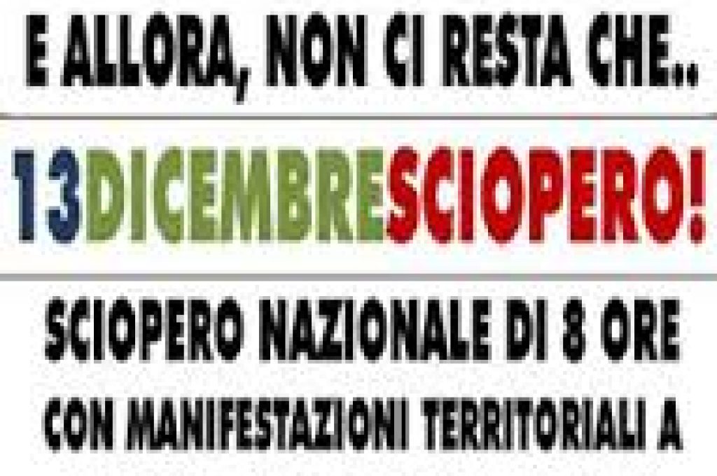 sciopero edilizia