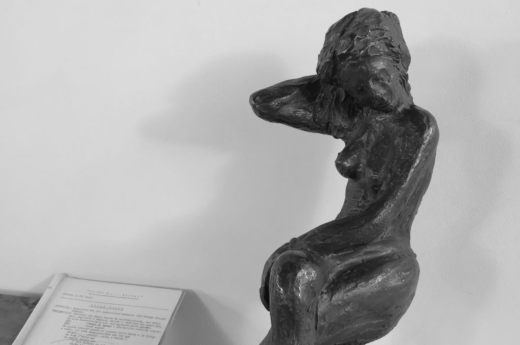 scultura ranocchia