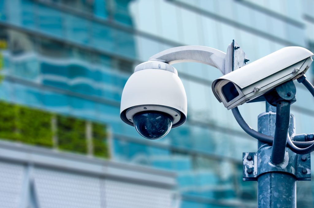 security camera and urban video