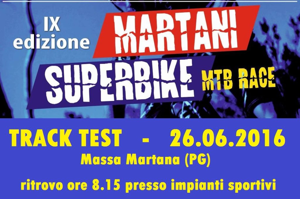track test prova percorso massa martana 26062016