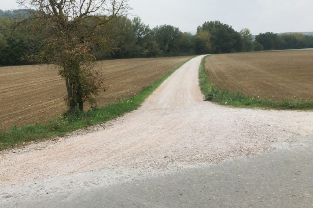 tratto strada acquedotto