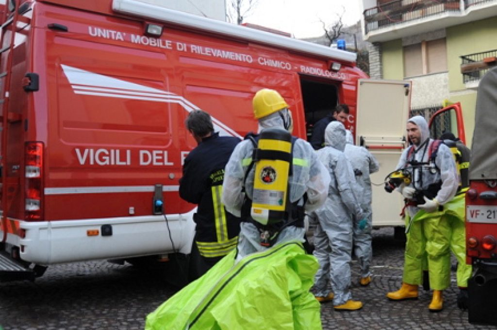 unità vigili fuco Nbcr